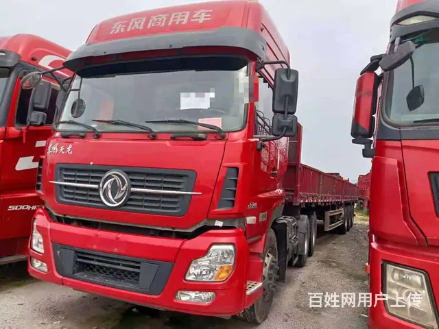 半挂牵引车420马力带13米直板平板牵引车 - 图片 1