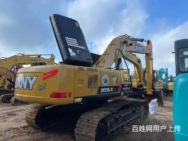 低价转让二手挖掘机三一215-10手续全质保包送急 - 图片 2