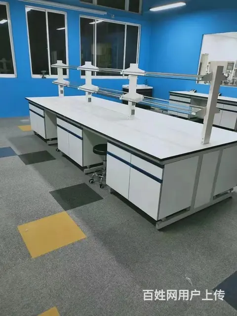 钢木实验室工作台化验边台全钢通风柜物理化学试验台 - 图片 2