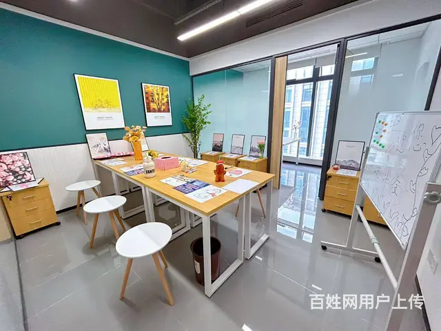 上城区东站全新精装办公室，配桌椅可做画室、直播间、自习室 - 图片 2