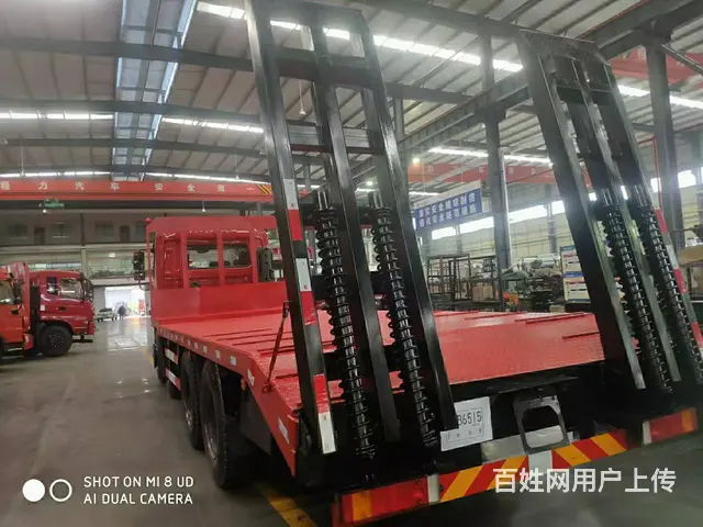 东风D17前四后八 拉大挖机平板拖车　生产厂家直销 - 图片 5
