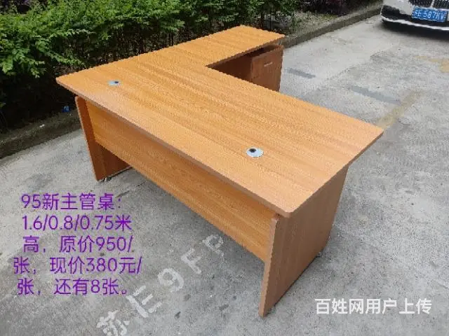 昆山各种老板桌，95新 - 图片 3