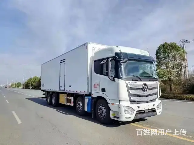 福田欧曼9米6前四后八冷藏车 自动挡冷链运输车 - 图片 3
