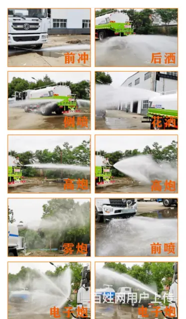 东风后双桥洒水车厂家价格 18吨洒水车价格 - 图片 8