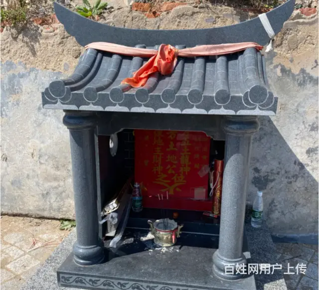 土地庙#民间古建筑#小型石雕 - 图片 1