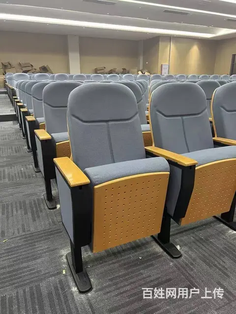礼堂椅连排椅阶梯教室课桌椅课桌椅会议室联排座椅书架 - 图片 6