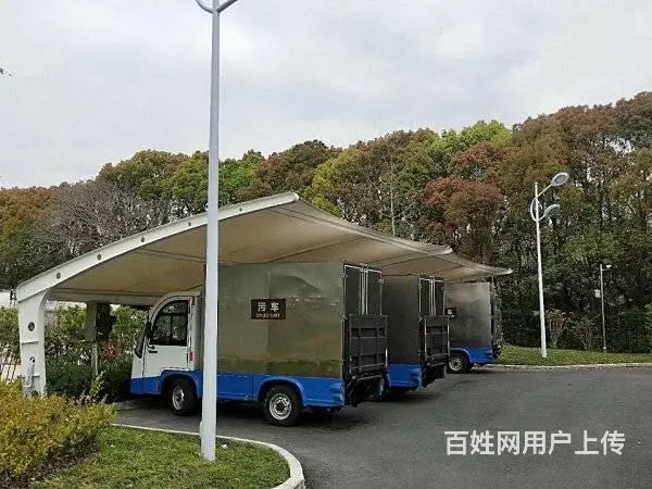 小区车棚，小区雨棚，充电棚 常州本地工厂定做安装 - 图片 3