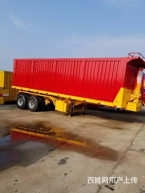 全车定制自卸平板后翻半挂车 专家制造 - 图片 8