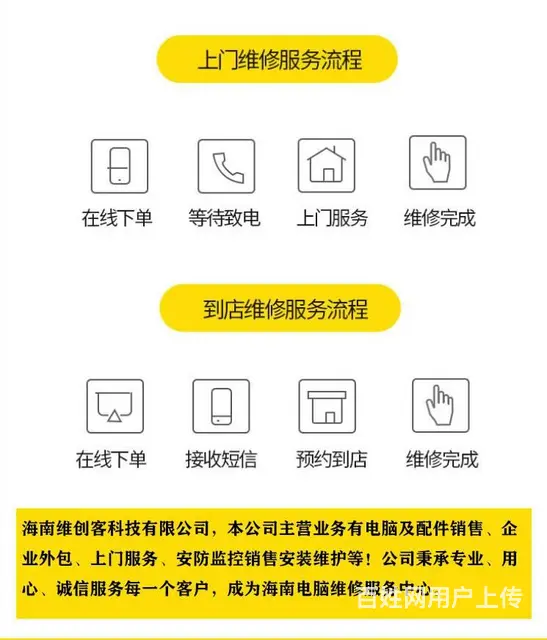 电脑维修 监控网络海口市专业上门服务 - 图片 4