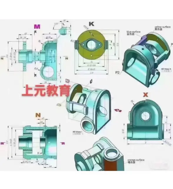 怎么去学习机械制图，三维制图、CNC等 - 图片
