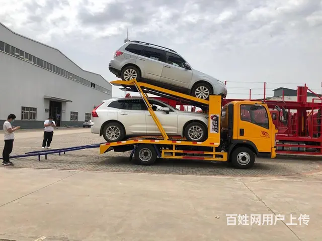程力轿运车豪沃蓝牌2位板轿运车双层板轿运车多少钱 - 图片 1