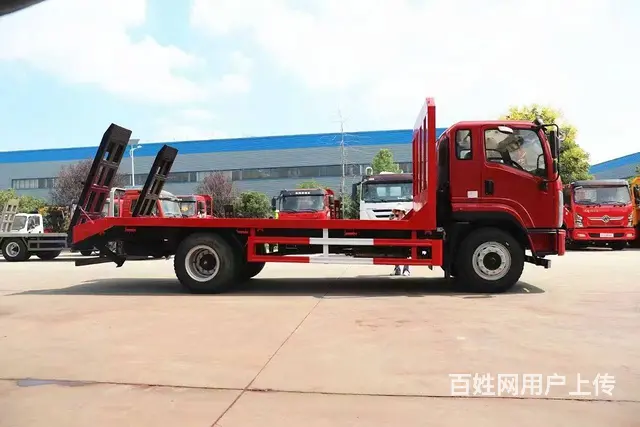 程力平板车 陕汽轩德X9单挖机拖板车玉柴动力价格 - 图片 11