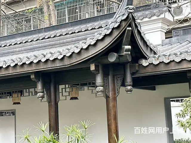 四川自贡中式四合院装修自家修建实木门 - 图片 10