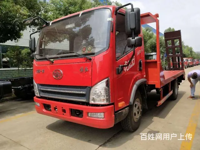 知名厂家生产 潍柴140马力解放蓝牌平板车 - 图片 1