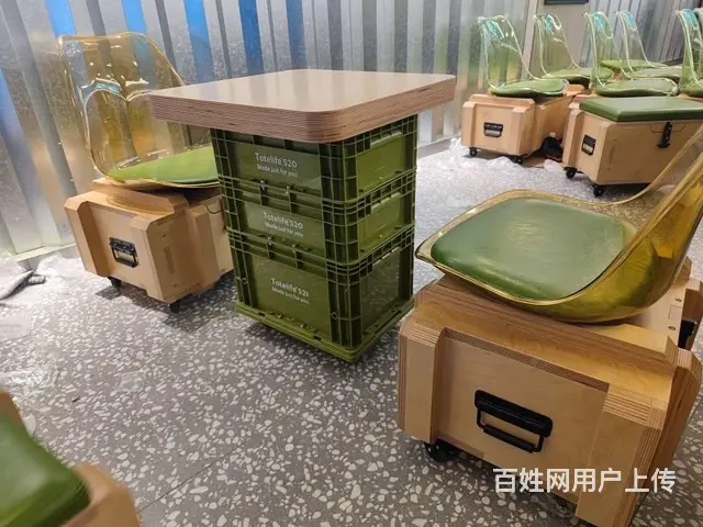 咖啡馆家具定制饮品店桌椅咖啡店卡座奶茶店吧桌 - 图片 3