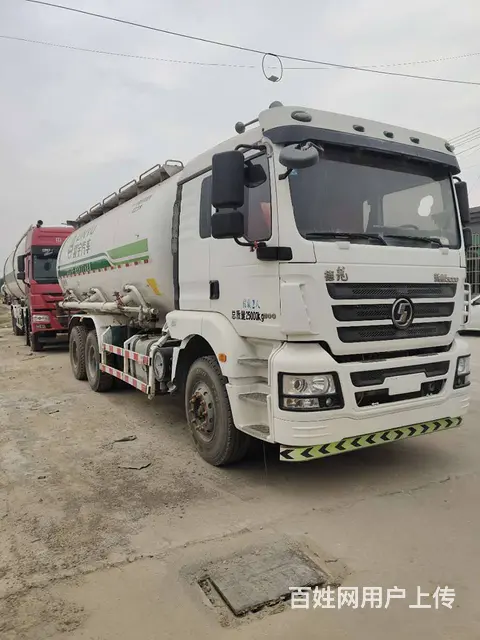 17年二手德龙水泥罐车 后八轮 300马力潍柴动力 - 图片 1