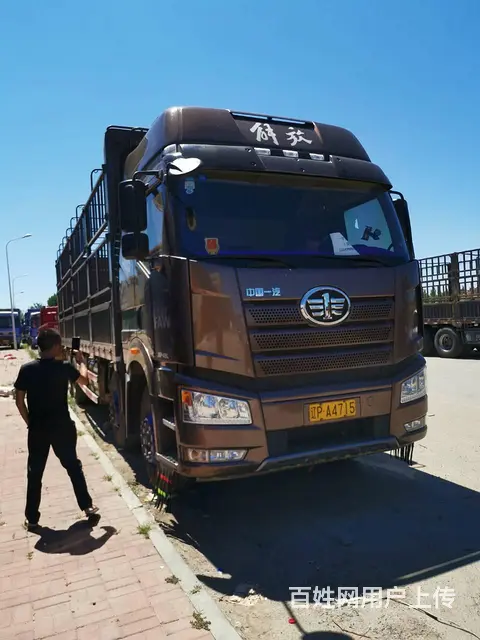 一年整解放J6P 半挂车 高栏 国五460马力 - 图片 1