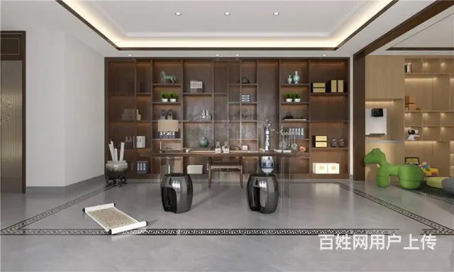 新中式|300平米常州得园别墅装修案例 - 图片 4