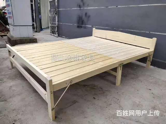 昆山实木折叠床，工厂尾货甩卖 - 图片 3