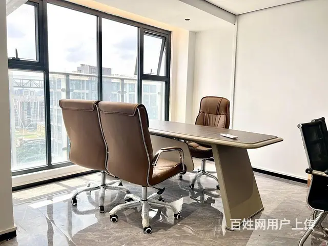 龙禧中心豪华装修落地玻璃办公场地两个房间有家具空调 - 图片 3