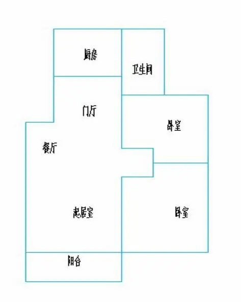 贾汪百大旁城市之心精装修二楼两室家具家电齐全随时看房 - 图片 7