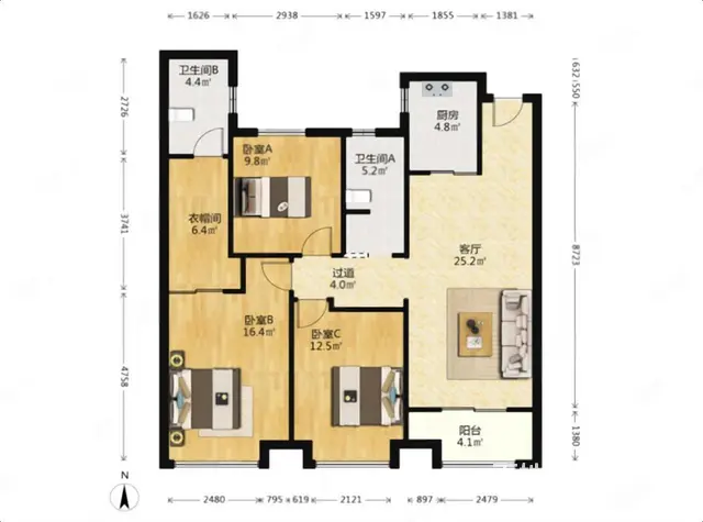 震撼价中港罗兰小镇(公寓住宅)，精装新房卖毛坯价，要买快来看 - 图片 9