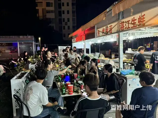 （51旺铺推荐）三亚湾98夜市美食街广场90平烧烤店转让 - 图片 9
