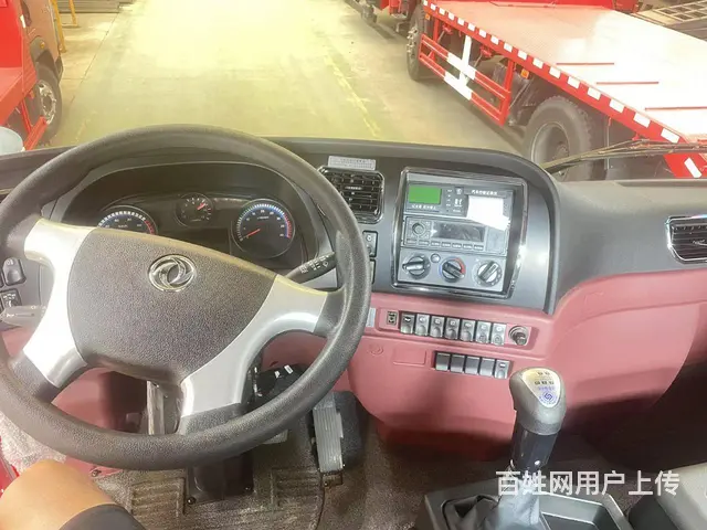东风D17平板车　153后桥板长6.5米挖机拖板车 - 图片 12