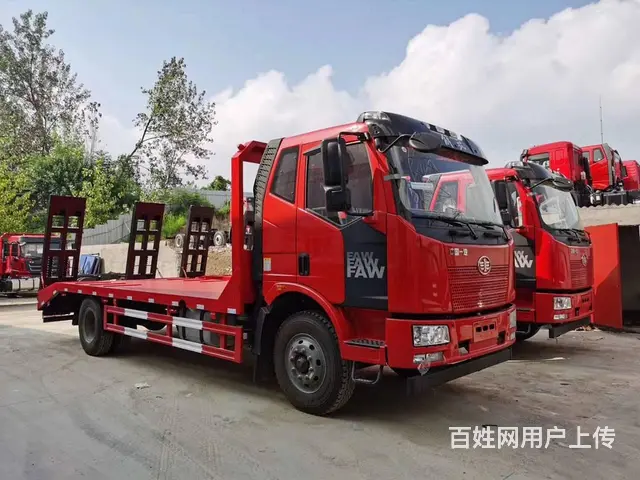 解放150挖机拖板车钩机12吨挖机平板车可分期付款 - 图片 9