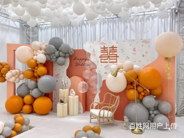 沈阳求婚气球布置 婚礼婚房气球布置 氦气球地爆球 - 图片 2