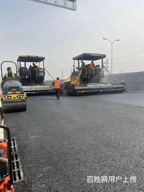 专业修沥青路面市政园区厂区道路新建挖沟铣刨切割维修 - 图片 1