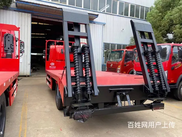 东风福瑞卡拖车报价图片 专拖120挖掘机平板车 - 图片 5