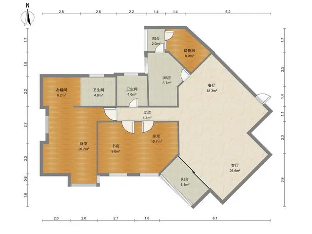 老香洲一中紫荆米兰春天 精装4室，拎包入住急售 - 图片 12