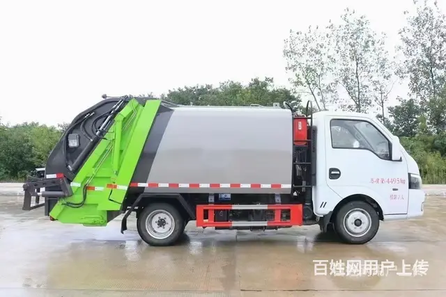 蓝牌凯马压缩车 小区专用垃圾车 现车优惠价直销售后无忧 - 图片 3