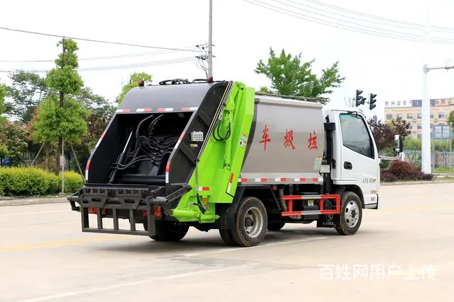 蓝牌4.5方生活垃圾车工作视频 - 图片 6