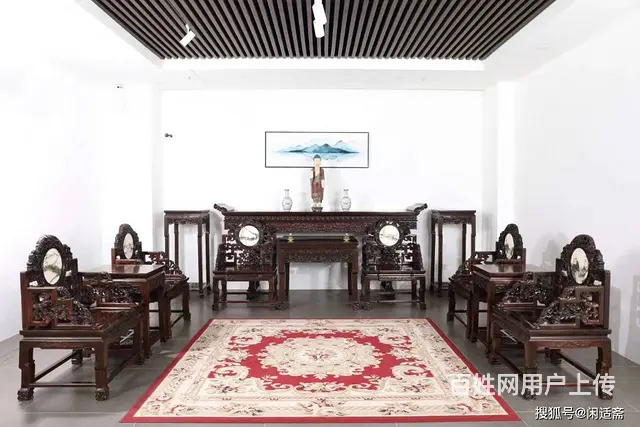 威海市专业回收二手红木家具大红酸枝黄花梨红木 - 图片 1