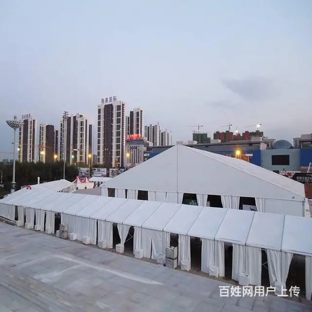 展会篷房户外搭建可移动易拆搭篷房施工周期短 - 图片 5