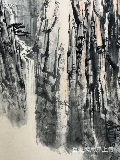 宋文治立轴  画芯尺寸91×56 - 图片 7