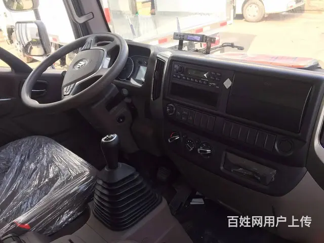 福田蓝牌4.2米厢式 康明斯发动机肉钩车冷藏车 - 图片 8