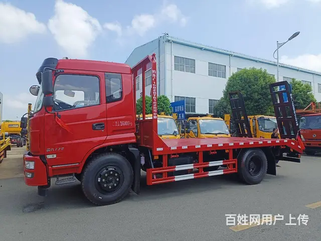 东风D17平板车 玉柴170马力国六挖机拖板车现车 - 图片 12