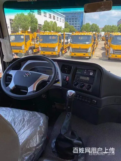 黄牌大运后八轮挖机拖板车 平板车 上牌无忧 - 图片 5