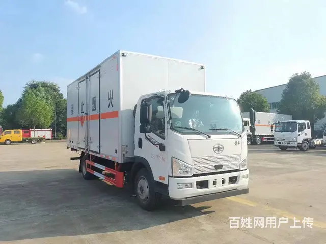 蓝牌5.5米爆破器材厢式运输车低价出售 - 图片 5