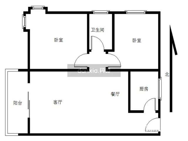 紧邻海沧 龙池新天地  简装2房 业主诚租 拎包入住 - 图片 8