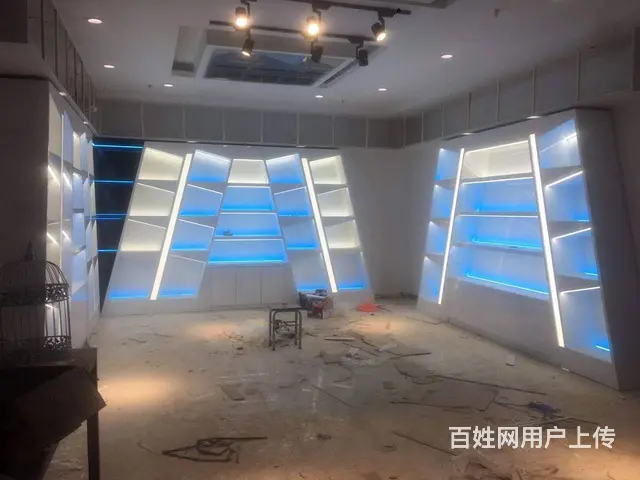 商场展示柜制作、化妆品展示柜、科技展厅展架展台定制 - 图片 5