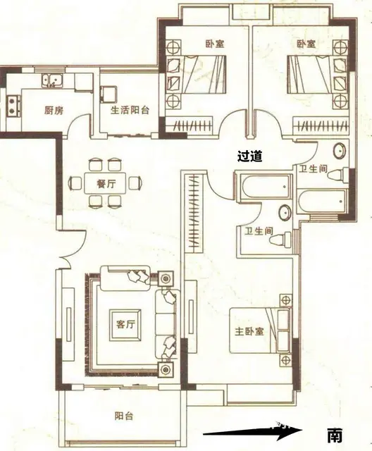 里维埃拉三区  朝南 3室2厅 价格超好 居家自住 保养好 - 图片 12