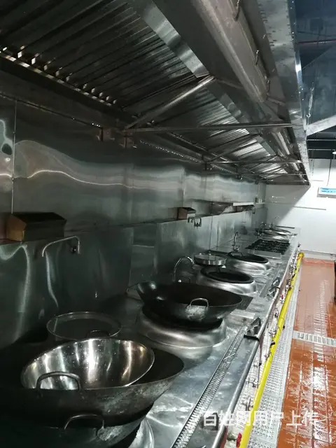 海珠区油烟机清洗专业餐厅饭店厨房烟罩净化器管道清洗 - 图片
