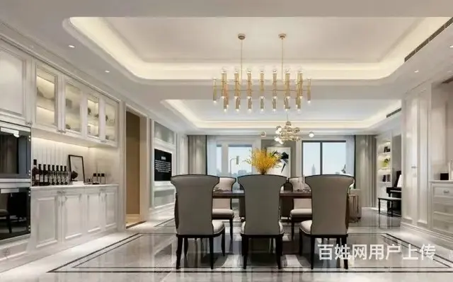 别墅装修|180平美式轻奢装修风格赏析 - 图片 2