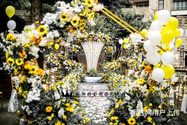 户外草坪婚礼 - 图片 3