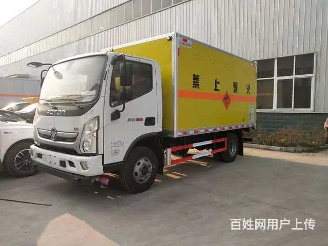 国六福田奥铃爆炸品厢式运输车 康机156马力 - 图片 2