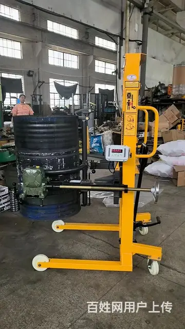 油桶夹具手推油桶车液压油桶搬运车翻转倒料器倒桶器 - 图片 7
